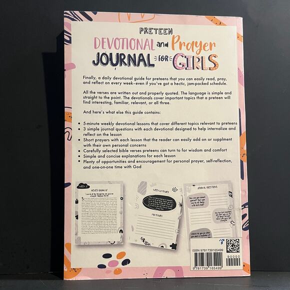 Preteen Devotional and Prayer Journal for Girls | 52 Weeks of Scripture - Picture 2 of 8
